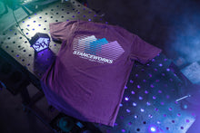 Load image into Gallery viewer, Pentagons - Berry Purple Tee
