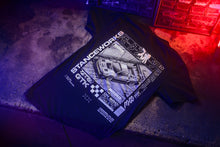 Load image into Gallery viewer, On Grid  - Black Tee
