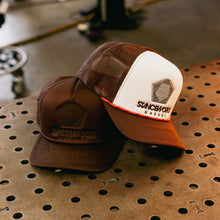 Load image into Gallery viewer, The SW Garage Foam Trucker - White/Brown
